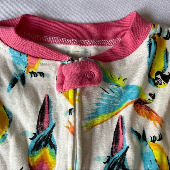 Rosie Pope Parrot Footie Sleeper Pajamas Size 18 months - Picture 4 of 11